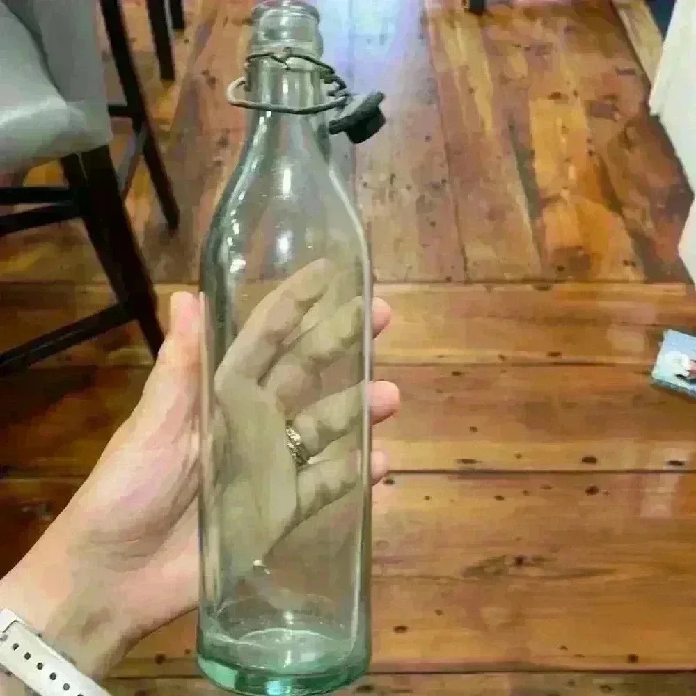 Vintage glass, vintage bottle, stopper, beer, lemonade